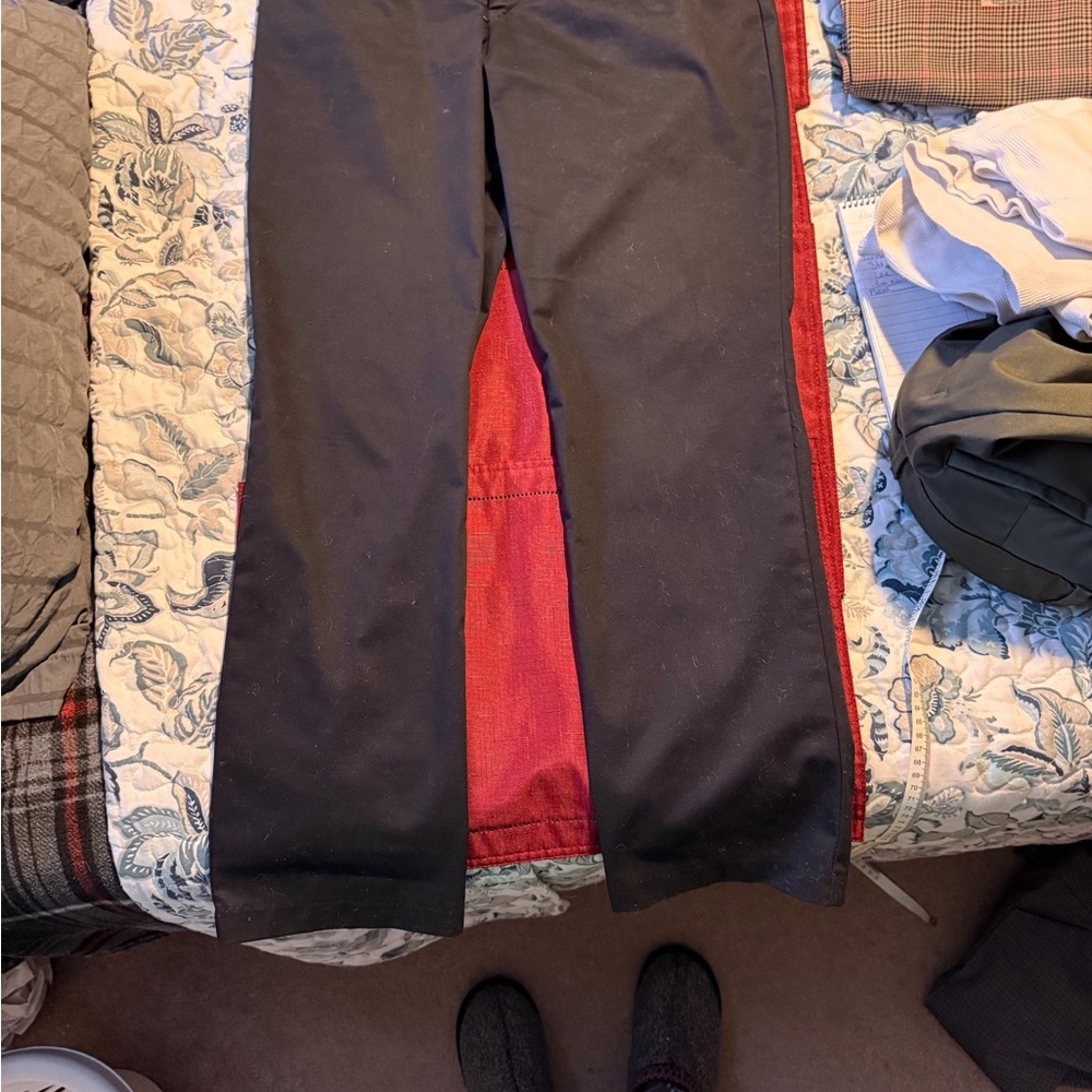 Lee Women's Elegant Black Pants 6P-Short, waist 15 inseam 28